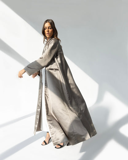 Blazer abaya with Side pockets