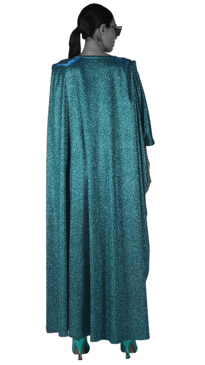 Teal LUMINAIRE Dress
