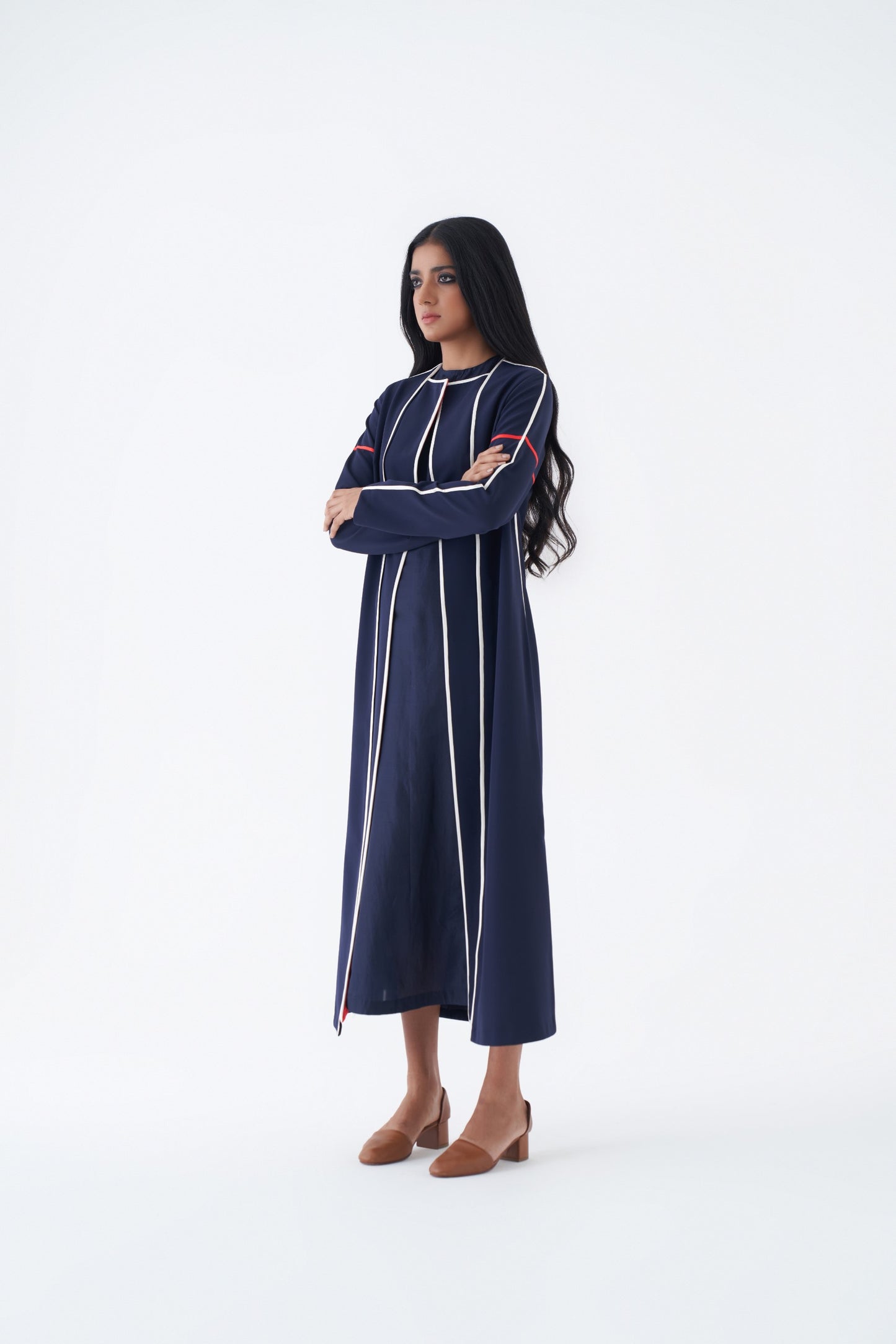 Sapphire Abaya with sleeves-24202