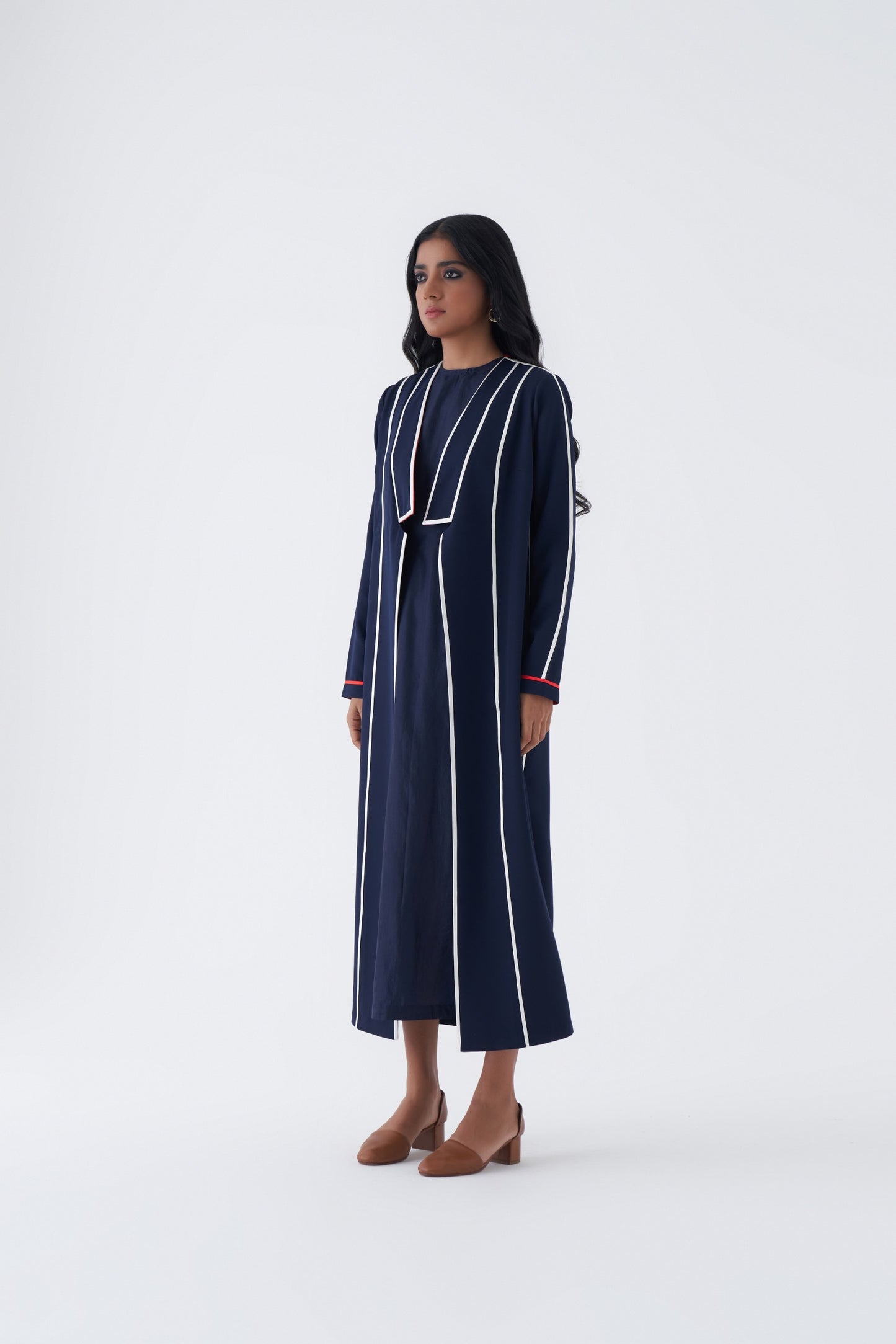 Sapphire Abaya with sleeves-24203